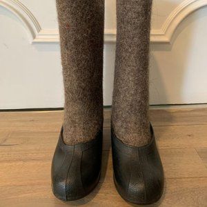 Gently Worn Russian Felted Winter Boots - Valenki